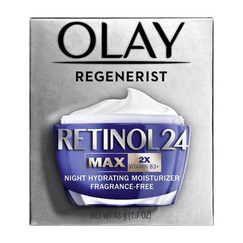 Olay Regenerist Retinol Max Fragrancefree Night Hydrating Face