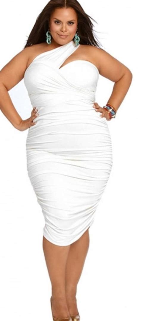 Plus Size White Summer Wedding Dress