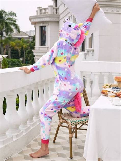 Pijama De Unicornio Con Estrellitas Para Mujer Fililimx LolaPay