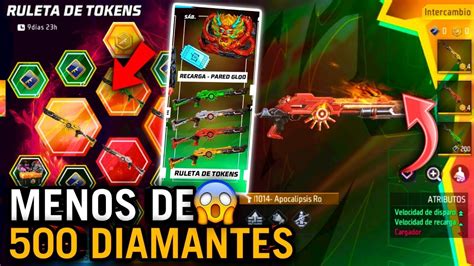 Consigue Las Nuevas M Free Fire Ruleta De Tokens Apocalipsis Dorada