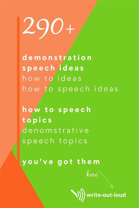 290 Demonstration Speech Ideas Demonstration Speech Speech Topics