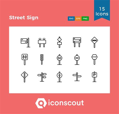 Download Street Sign Icon pack Available in SVG, PNG & Icon Fonts ...