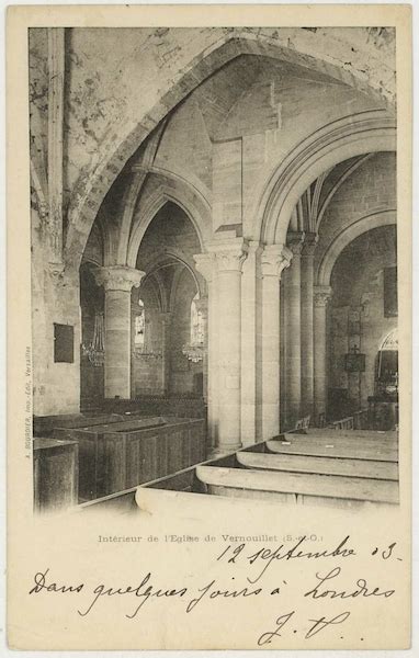 Vernouillet Int Rieur De L Eglise De Vernouillet S Et O Carte