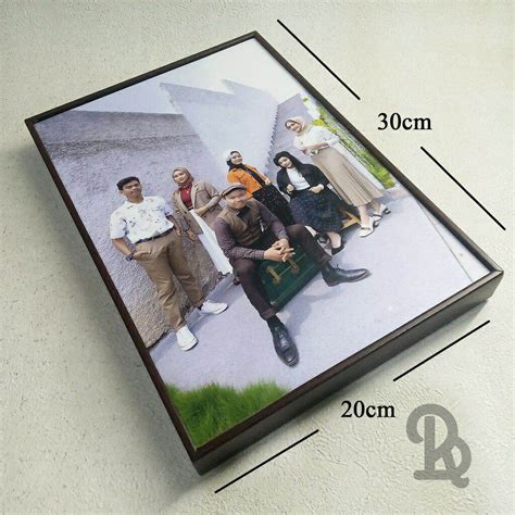 EXCLUSIVE CETAK FOTO CUSTOM 10RS 21x30 BINGKAI BLOK FRAME BLOK