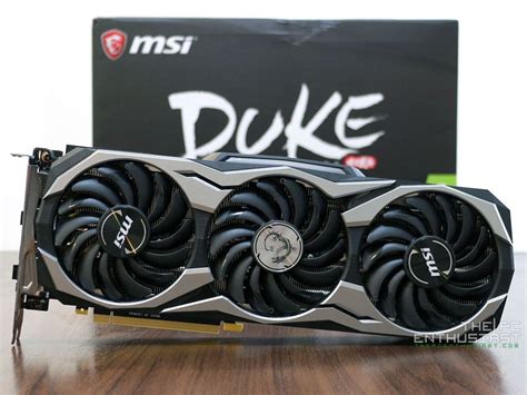 MSI GeForce RTX 2080 DUKE 8G OC Review Fast And Silent ThePCEnthusiast