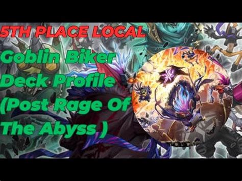 Th Place Updated Local Goblin Biker Deck Profile Post Rage Of The