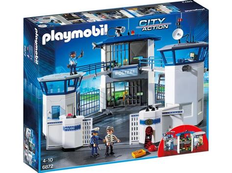 Playmobil City Action Centre De Commande De La Police Avec Prison