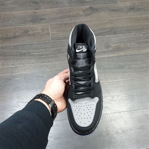 Купить кроссовки Эйр Джордан 1 | Dior x Air Jordan 1 High OG Black Grey ...
