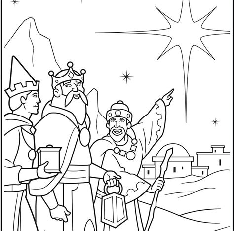 3 Wise Men Coloring Page At Free Printable Colorings