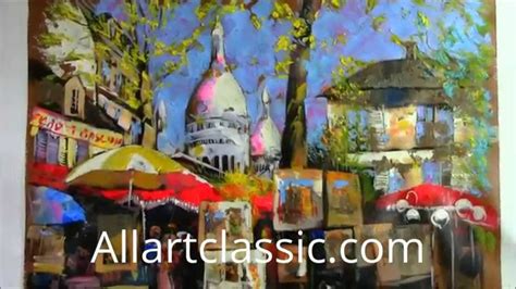 Place Du Tertre Painting at PaintingValley.com | Explore collection of ...