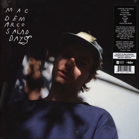 Mac DeMarco Salad Days Vinyl Blue Cobalt Transparent LP Album