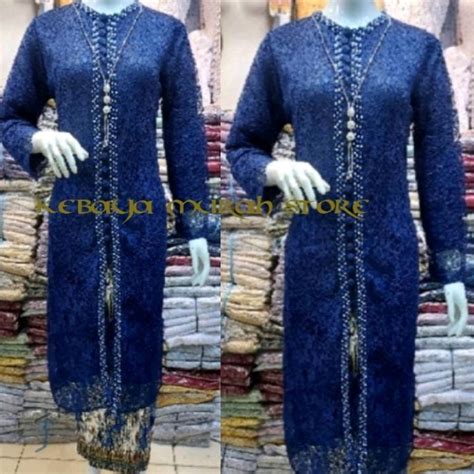 Jual Atasan Kebaya Ibu Besan Kebaya Brokat Payet Wisuda Pesta Shopee