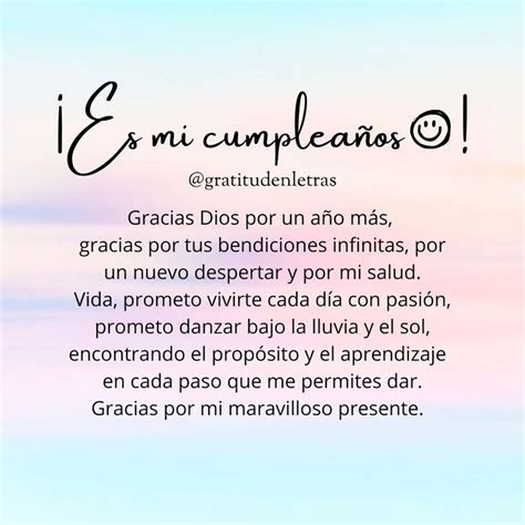 Recolectar 84 images frases de agradecimiento a dios por cumpleaños