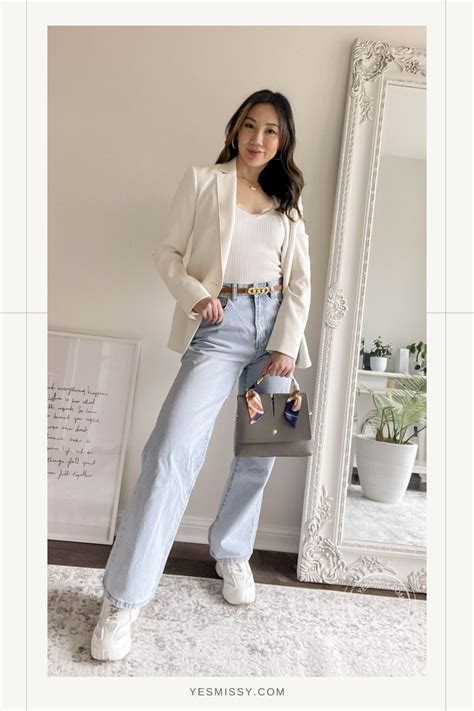 White Blazer Outfit Ideas Women