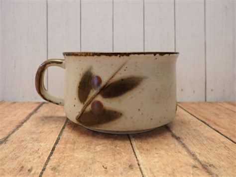 Vintage Otagiri Bittersweet Soup Bowl Mug With Handle Ceramic Stoneware