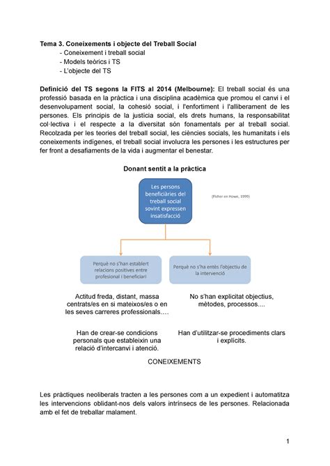 Conceptes T Tema Coneixements I Objecte Del Treball Social