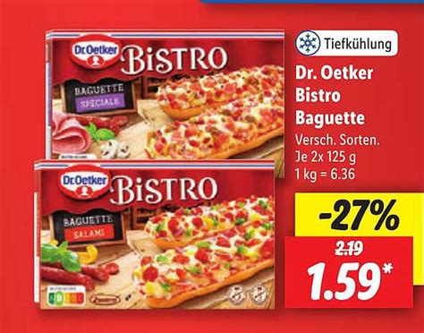 Dr Oetker Bistro Baguette Angebot Bei Lidl 1Prospekte De