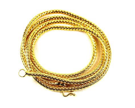 Buy Bfj One Gram Gold Plated Copper Traditional Designer Neck Chain For