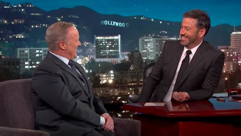 Sean Spicer's Jimmy Kimmel Interview Proves He Hasn't Learned Any Lessons