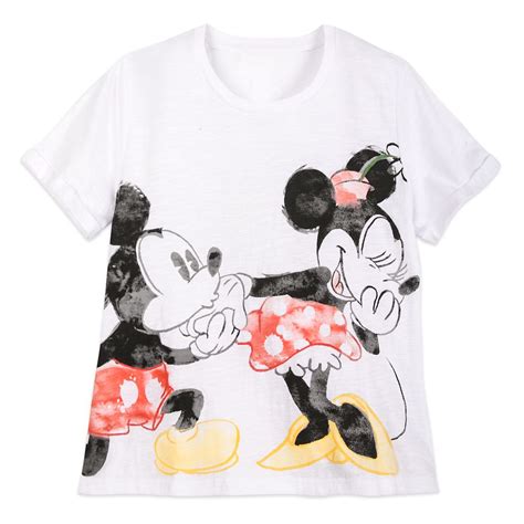 Mickey And Minnie Mouse T Shirt For Women Disney Store