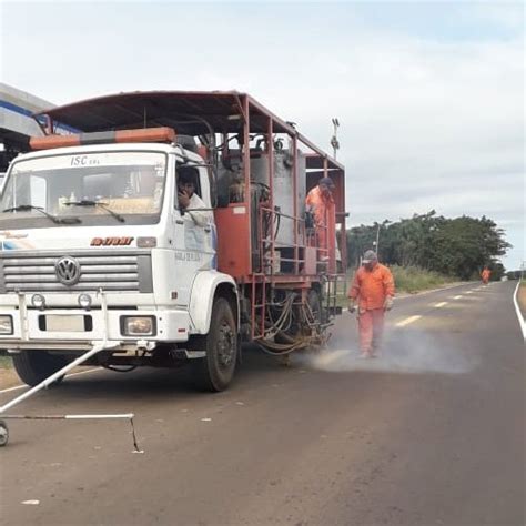 MOPC Paraguay on Twitter Con trabajos de señalización horizontal y