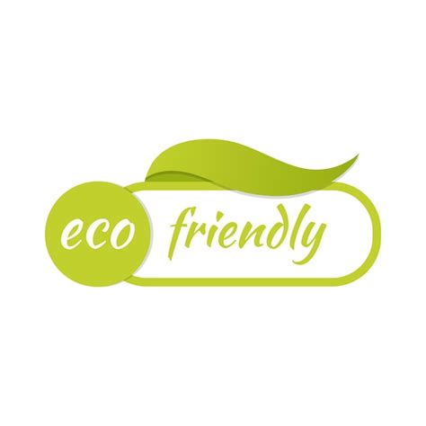 Premium Vector Eco Friendly Products Sticker Label Badge And Logo