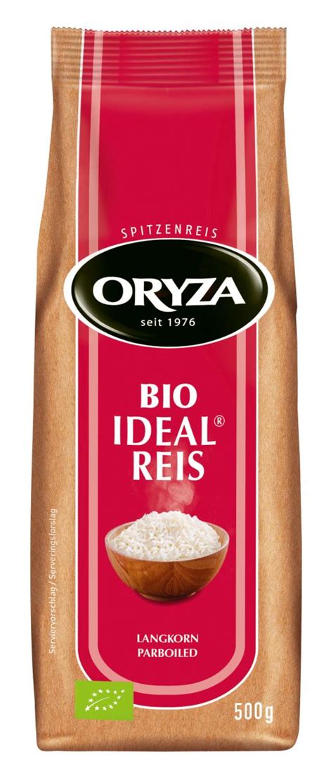 ORYZA BIO Ideal Reis 500g ORYZA Marken Reiskontor