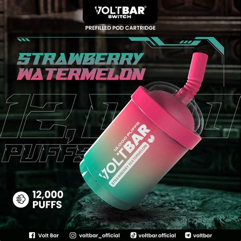 Voltbar Switch Prefilled Cartridge Strawberry Watermelon Vape Shop Sky