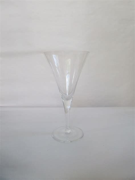 Vintage Crystal Martini Glasses Set Of 5 Etsy