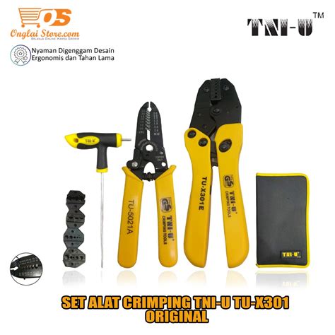 Jual Set Tang Crimping Tni U Tu X Tang Pengupas Kabel Penggulit