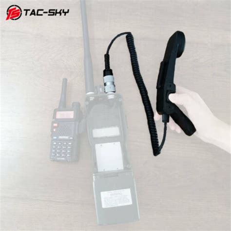 Tac Sky H Portable Handheld Mic Pin Ptt For An Prc Radio