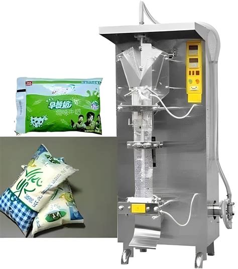 Pouch Electric Automatic Milk Packing Machine 2000W Capacity 50PPM