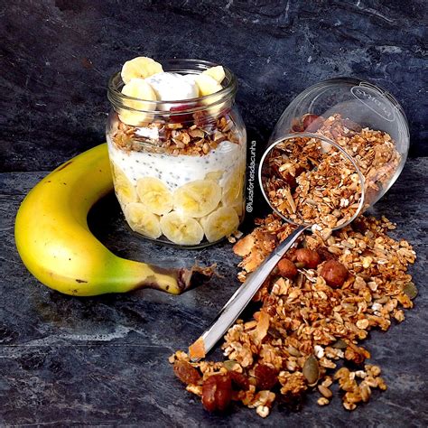 My Casual Brunch Overnight Oat Com Banana E Granola