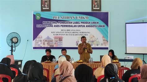 PELATIHAN MARKETING PEMBUATAN LABEL PRODUK DAN PELUANG ASES PERMODALAN