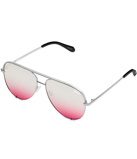 Quay Australia Unisex High Key 56mm Aviator Sunglasses Dillards