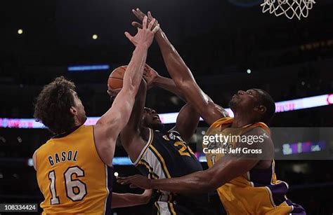 Paul Millsapandrew Bynum Photos And Premium High Res Pictures Getty