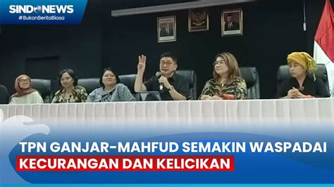 Tpn Ganjar Mahfud Siapkan Bukti Adanya Kecurangan Pemilu 2024 Youtube