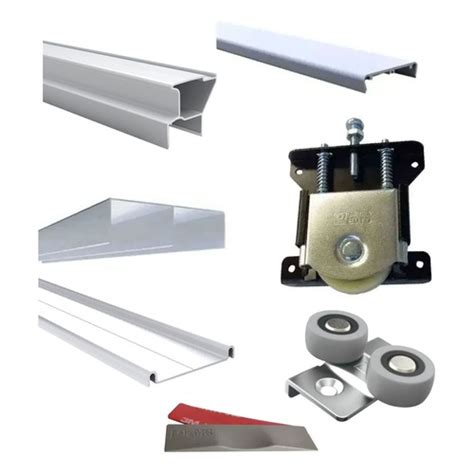 Kit Frente Placard Corredizo Aluminio D Mt Pt Eco Mundocima