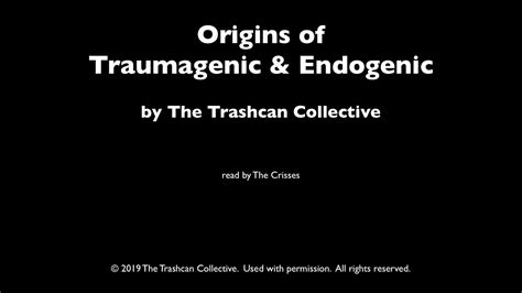 [CC] Origins of Traumagenic (dissociative identity disorder ...