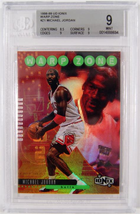 1998 99 Upper Deck Ionix Warp Zone Z1 BGS 9 SONY DSC Mjcollector90