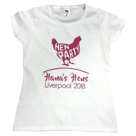 Hen Night T Shirts Personalised Hen Party T Shirts Forever Memories