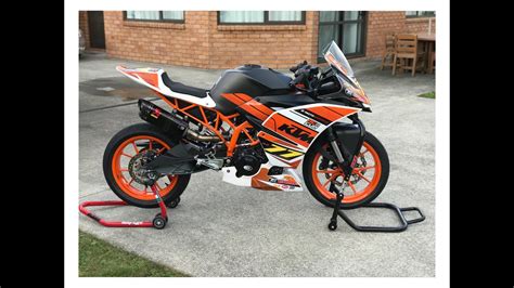 KTM RC390 MODS / PARTS / CUSTOM BUILD / RACE BIKE / TRACK BIKE - YouTube