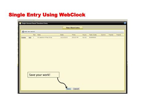 PPT - HOW TO LOG IN YOUR TIME USING WEBCLOCK PowerPoint Presentation ...