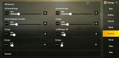 PUBG Mobile Lite Best Sensitivity Settings For Sniper Rifles
