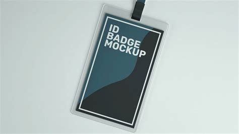 Free Lanyard Id Badge Mockup Psd Psfiles