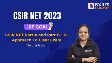 CSIR NET Part A And Part B C Approach To Crack Exam Gyan Session