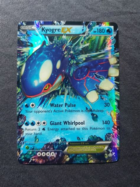 Kyogre EX 54 160 Holo Primal Clash EX Ultra Rare Pokemon TCG Values MAVIN