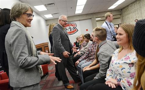 Photo Gallery: Gov. Tim Walz visits School of Education – St. Cloud ...