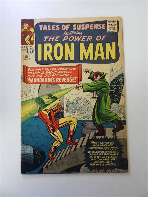 Tales Of Suspense Vg Fn Condition Sticker On Front Cover