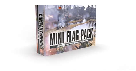 2nd Edition Company Of Heroes Board Game By Bad Crow Games Mini Flag